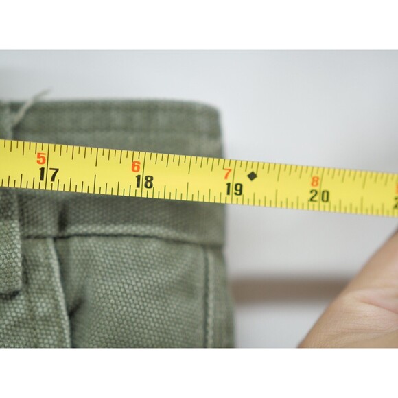 DULUTH TRADING Heavy Canvas Cargo Pants Mens 38x30 Work Utility Green - Picture 6 of 14